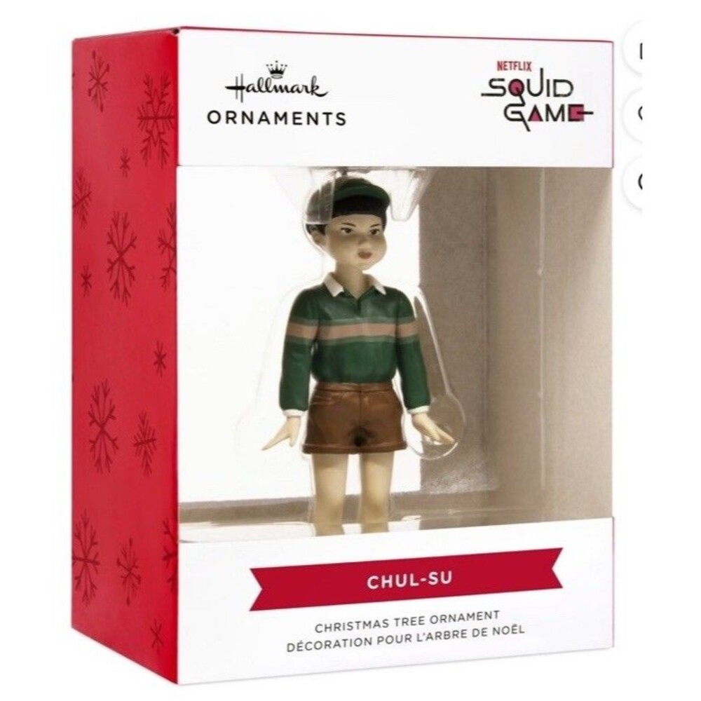 New Hallmark Netflix Squid Game Chul-Su Christmas Ornament, Pop Culture Gifts
